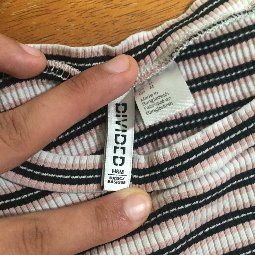 Divided Striped Top - Picture 5 of 8